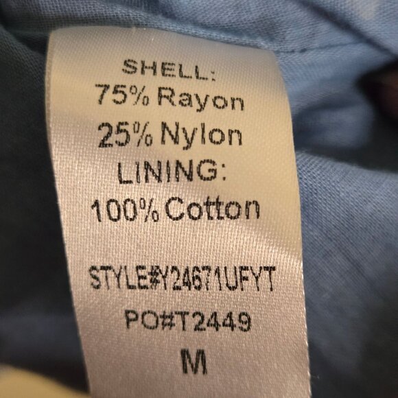 Tuckernuck NWT Pomander Place Blue Ikat Kenzo Ruffle Swing Dress Size M - Picture 14 of 14